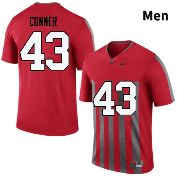 Ohio State Buckeyes Nick Conner Men's #43 Throwback Game Stitched College Football Jersey